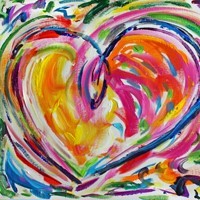 Heart Art Painting