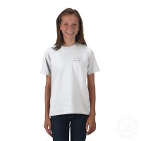 Rainbow Cancer Heart T-shirt (text front)