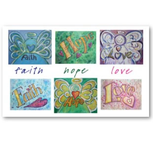 Faith Hope Love Poster Art Print Pictures