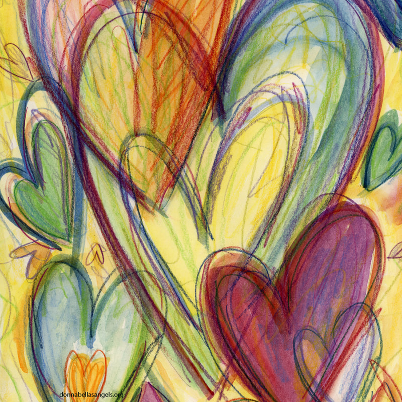 Healing Hearts Love Painting Inspirational Art