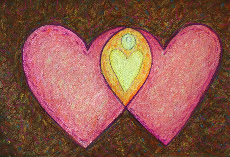Interlocking Love Heart Artwork
