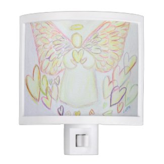 Guardian Angel of Hearts Night Light Art Lamp