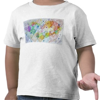 Community Hearts Color Love Art T-Shirts
