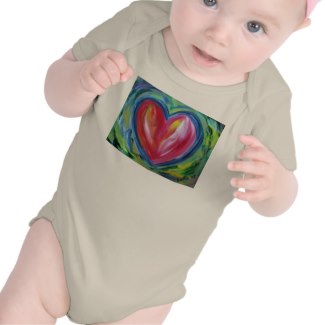Heart with Hope Art Love Painting Custom T-Shirts