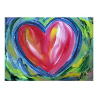 Heart with Hope Custom Invitation or Invites invitation