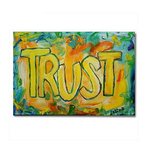 Trust Word Art Magnets