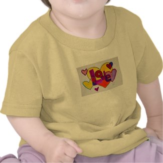 Love Patchwork Hearts Inspirational Word Shirts