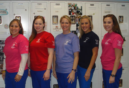 TXCCC Nurses with Fundraiser T-shirt
