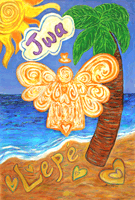 Caribbean Angel Art Painting