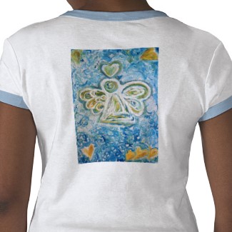Golden Blue Angel T-shirt (Back Side)