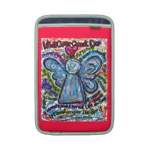Colorful Cancer Cannot Do Angel iPad Sleeve Case rickshawsleeve