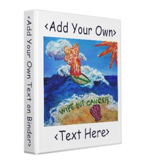 Wipe Out Cancer Angel Binder with What Cancer Cannot Do Poem