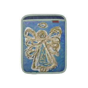 Blue Angel Art Painting iPad Computer Sleeves rickshawsleeve