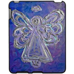 Purple Angel Hard iPad Case