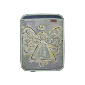 White Angel Art Painting iPad Computer Sleeves rickshawsleeve