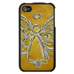 Yellow Angel iPhone 4 Case