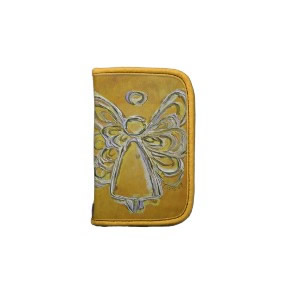 Yellow Color Angel Folio Planner Organizer rickshawfolio