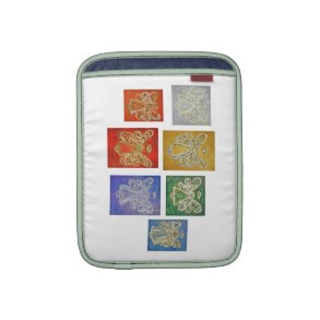 Angel Color Series Paintings iPad Computer Sleeve rickshawsleeve