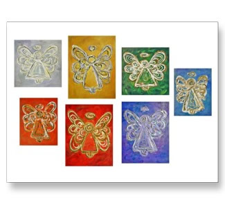 Angel Color Series Postcards