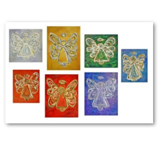 Angel Color Series Artwork Poster Print  Paintings