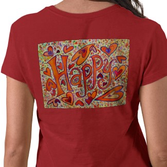 Happy Art T-shirt (Back Image)