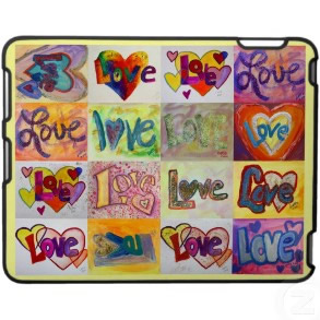 Love Art Words Paintings iPad Hard Fitted Case speckcase