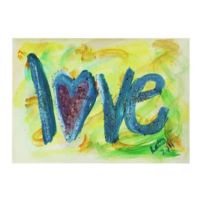 Love Spresh Spring Art Painting Invitations or Announcements