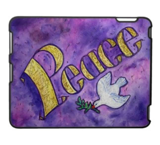 Peace Art iPad Fitted Hard Case