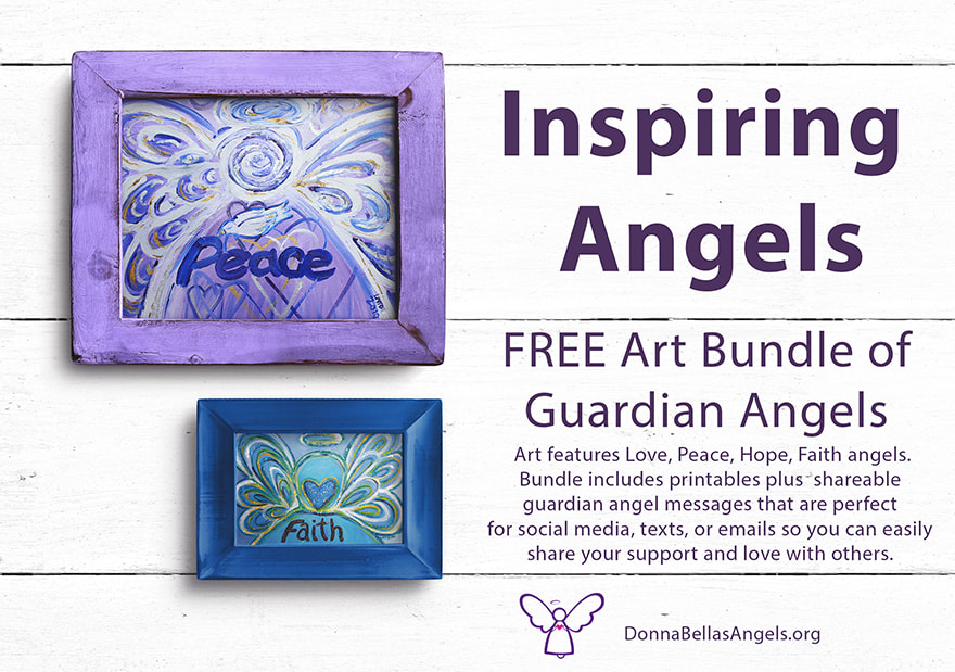 Guardian Angels Word Art Free Bundle