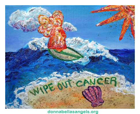Wipe Out Cancer Angel Art Painting